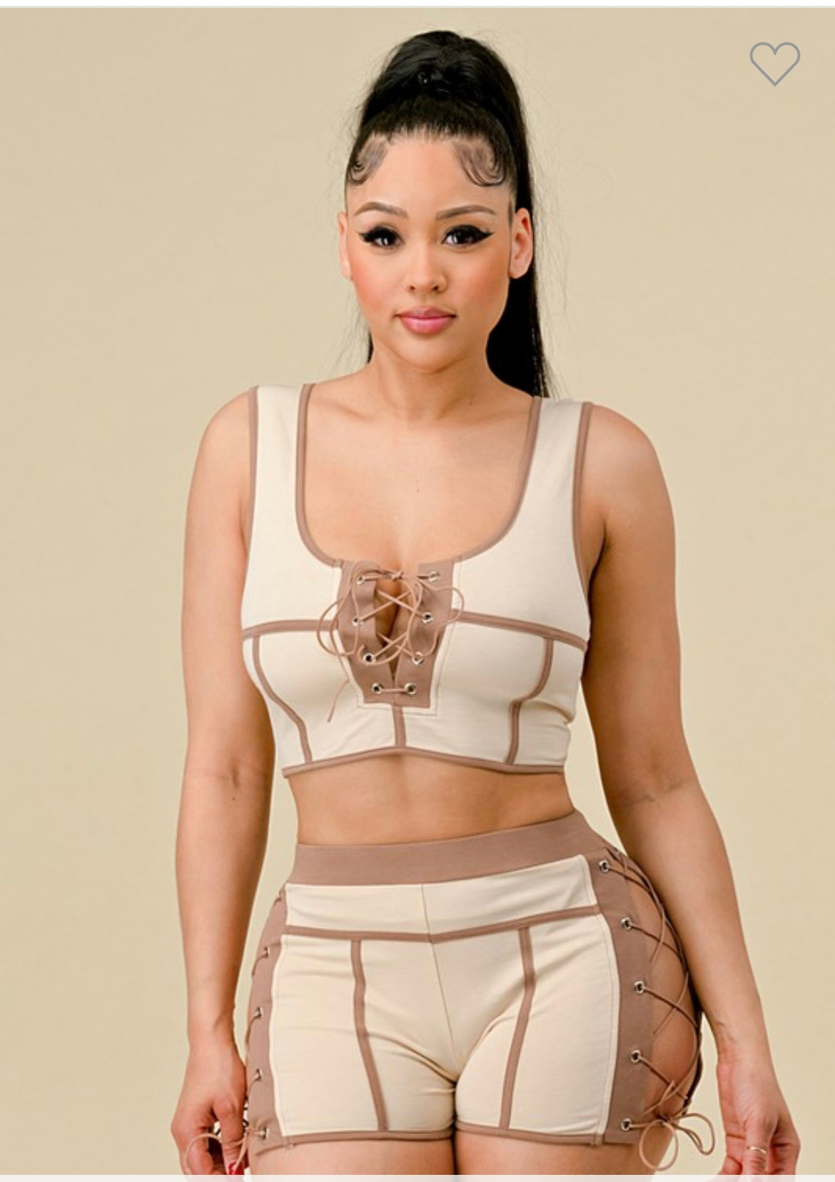 Bad Attitude 2piece Short Set