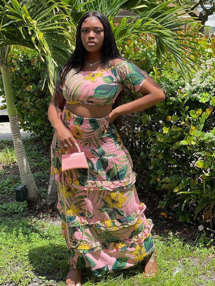 Maui Mami 2piece Skirt Set