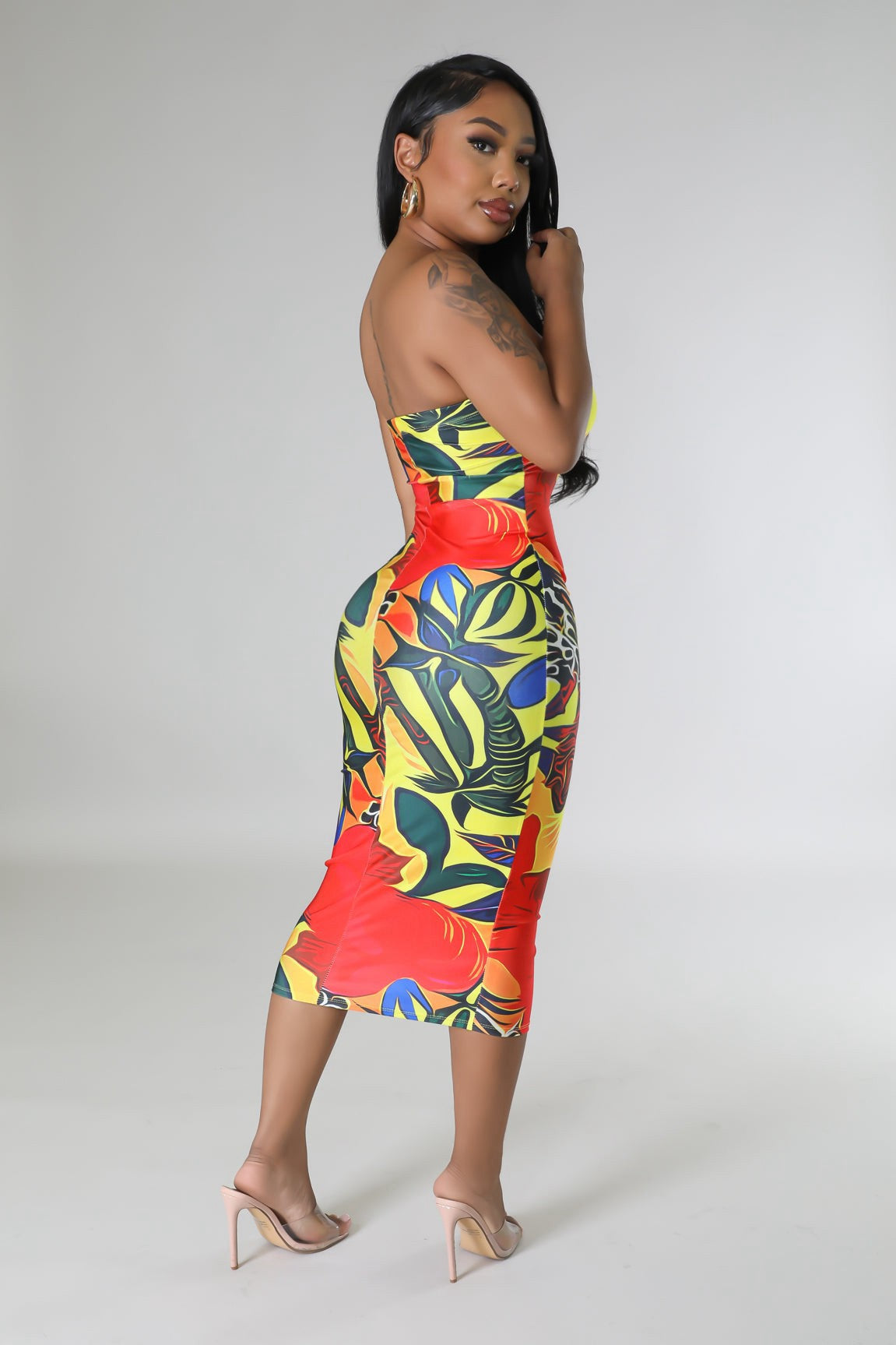 Janiya Tube Midi Length Dress