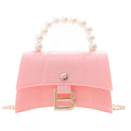 Bad Bit$h Pearl Mini Purse(Pink)