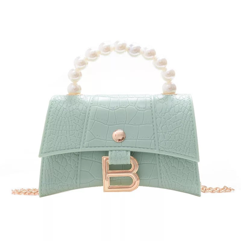 Bad Bit$h Pearl Mini Purse (Mint Green)